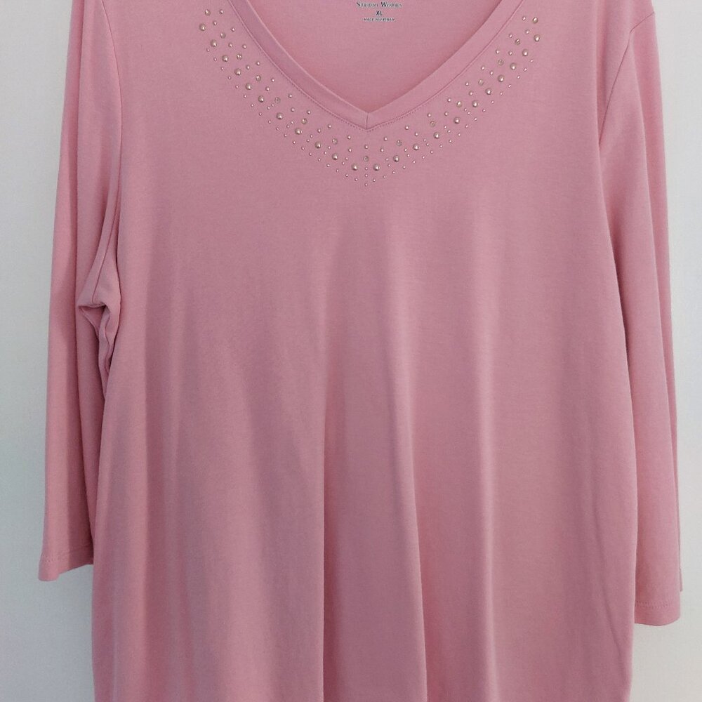 STUDIO WORKS ,   Extra Large top PINK